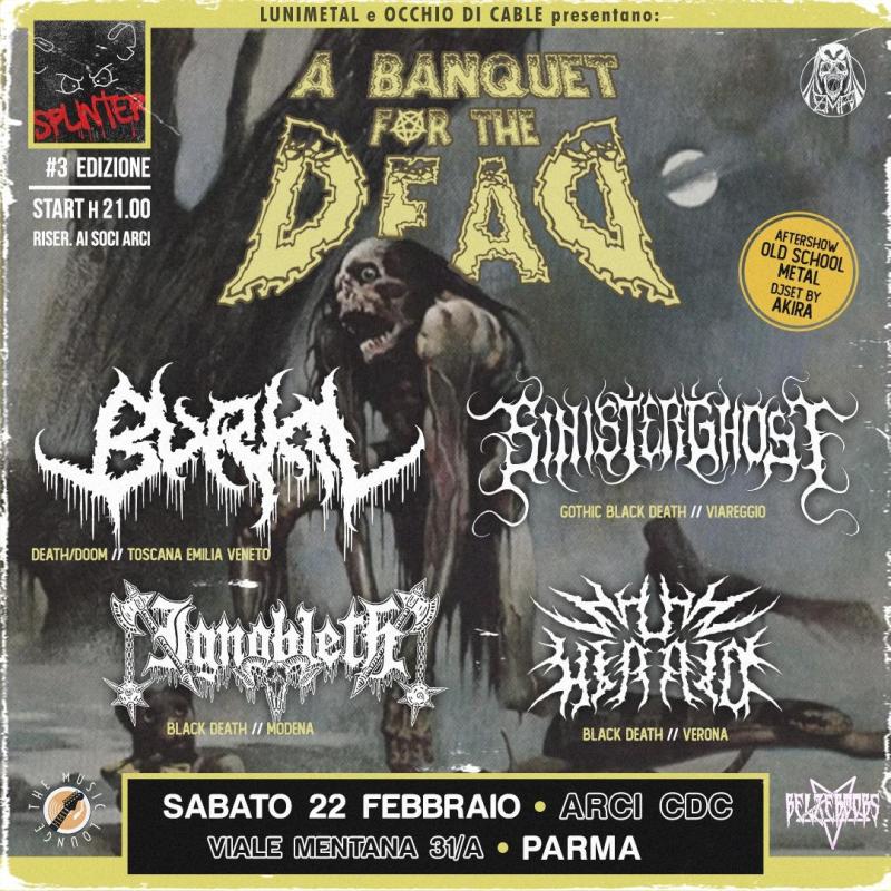 A Banquet for the Dead: i dettagli dell’evento