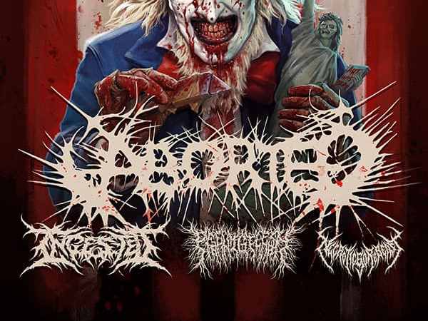 ABORTED + Ingested + Peeling Flesh + NecroticGoreBeast